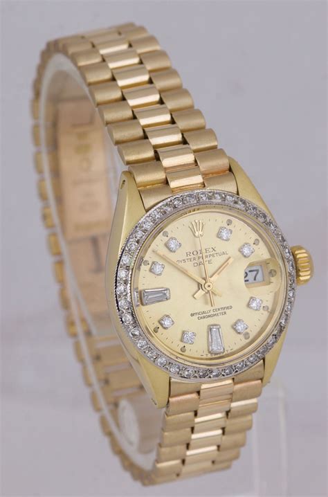 rolex female gold|18k gold ladies rolex watch.